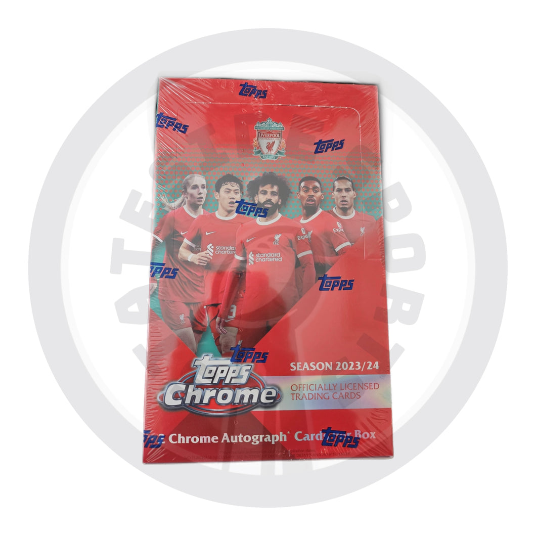 2023-24 Topps Chrome Liverpool FC Soccer Hobby Box