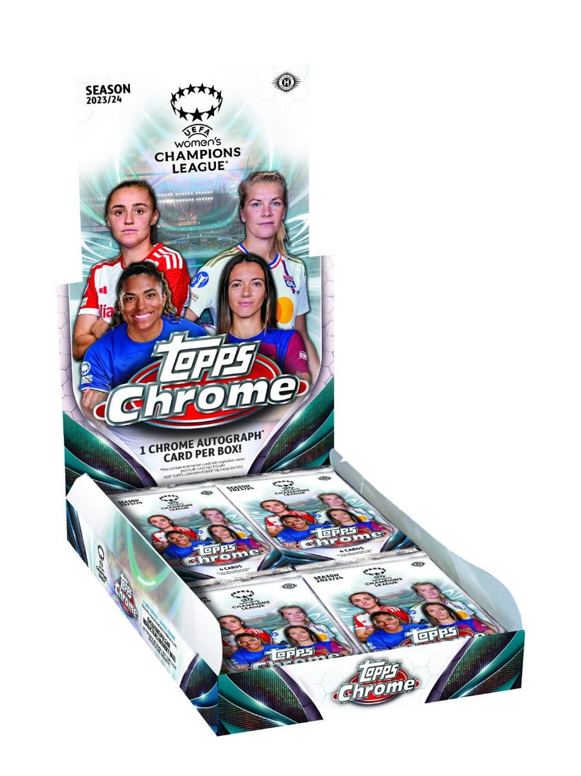 2023/24 Topps Chrome UEFA Women's Champions League Hobby Box