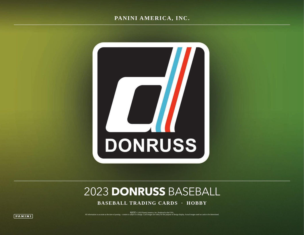 2023 Panini Donruss MLB Baseball Hobby Box