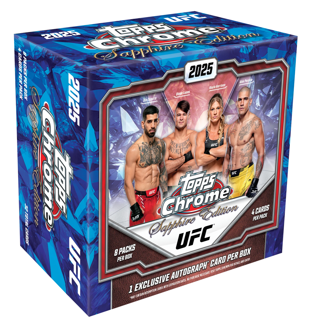 2025 Topps Chrome UFC Sapphire Edition Hobby Box