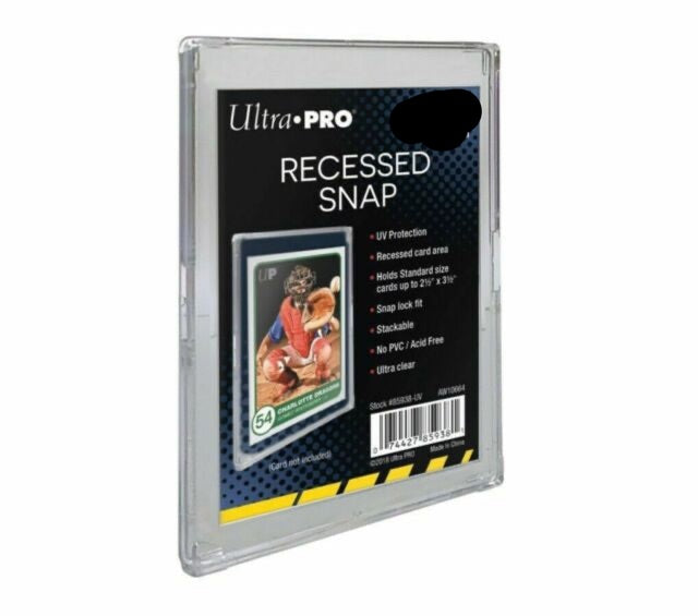Recessed Snap Card Holder - Ultra Pro